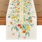 Flower Floral Table Runner, Spring Summer Seasonal Kitchen Dining Table Decoration for Indoor Outdoor Home Party Decor 13 x 72 Inch